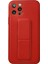 iPhone 12 Pro Kılıf Coco Deri Standlı Kapak - Kırmızı 1