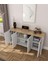 Lumera Iskandinav Konsol 4 Kapaklı 6 Bölmeli Mdf Profil Ayaklı 180 cm Konsol - Wood Beyaz 3