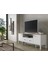 Lumera Modern Tv Ünitesi - Konsol 2 Kapaklı 2 Çekmeceli Raflı Dolaplı Mdf Profil Ayaklı 180 cm Minifixli 1