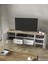 Lumera Modern Tv Ünitesi - Konsol 2 Kapaklı 2 Çekmeceli Raflı Dolaplı Mdf Profil Ayaklı 180 cm Minifixli 3