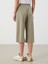 Yeni Sezon Beli Lastikli Modal Karışımlı Kadın Kapri 4
