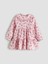 Yeni Sezon Bebe Yaka Çiçekli Kız Bebek Elbise 2
