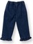 Kız Bebek Floral Teddy Bear Denim Pantolon Duble Paça 2