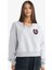 Coool Loose Fit V Yaka Nakışlı Sweatshirt F9910AX25AU 3