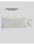 Beyaz Kablosuz Klavye Fare Seti Kablosuz Fare USB Alıcı PC Uyumlu 5