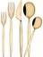 Milena 30 Parça Gold Çatal Kaşık Bıçak Seti A2208-1 1
