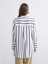 Yeni Sezon Çizgili Kadın Gömlek Tunik 5