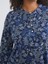 Yeni Sezon Büyük Beden Bisiklet Yaka Çiçekli A Kesim Elbise 5