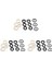 3sets 30623 Conta Kiti Pompa Yıkayıcı Mühürler Kiti Kedi Pompası Için Uyuyor 30 31 34 310 340 350 Model Çerçeve Dalgası Piston (Yurt Dışından) 1