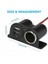 USB Bağlantı Noktası Soketi Dc 5V 3 1A Çift USB Dahi Araç Kampçı Adaptör Daha Hafif Multi Fiş Şarj Cihazı 12-24V (Yurt Dışından) 3