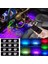 4pcs Araba Iç LED Çok Renk Rgb Şerit Işık Dekoratif Atmosfer Lambaları USB Kablosuz Ortam Aydınlatma Araba Işığı (Yurt Dışından) 3