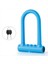 Bisiklet Kidi Hırsızlık Anti-Hırs Dağ Bisikleti Yol Bisiklet Sikon U-Lock Motosiklet Kask Bisiklet Elektrik Scooter Mavi (Yurt Dışından) 1