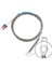K Type Thermocouple 1 Metre Montaj Delikli Sıcaklık Isı Sensörü 0c / 800C Paslanmaz Çelik Prob K Tip 2