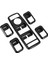 Mercedes Için 5x Kapı Pencere Anahtarı Kapağı Benz W204 ve 4pcs Cıvatalı Mercedes Için Kapı Kilit Düğmelerini Değiştirin (W117 C117 X156) (Yurt Dışından) 3
