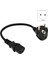 Ab Güç Kablosu Euro Tip F Schuko Fiş Iec C13 Pc Bilgisayar Monitörü Yazıcı Tv (0.3m, Ab Fişi) Için Güç Kaynağı Kablosu (Yurt Dışından) 2