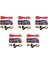 5x VER018 Pro Pcı-E Rıser Kartı USB 3.0 Kablo 018 Plus Pcı Express 1x Ila 16X Extender Pcıe Adaptörü Btc Madenciliği (Kırmızı) (Yurt Dışından) 1