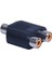 8 Pcs Rca Av Splitter Y Adaptör 1 Dişi 2 Dişi, Siyah (Yurt Dışından) 4
