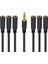 3,5mm Kulaklık Ayırıcı Kablosu 3.5mm 1/8 Inç 4 Katlı Trrs Erkek - 6 Port Aux Kablo Kulaklık Mikrofonu Ses Adaptörü (Yurt Dışından) 3