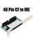 10PCS 40 Pimli Cf Kompakt Flaş Kartı 3,5 Ide Dönüştürücü Adaptörü Pcı Braketi Arka Panel (Yurt Dışından) 2