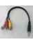 2pcs 2.5mm Mini Av Erkek - 3rca Dişi M/f Sesli Video Kablosu Stereo Jack Adaptör Kablosu (Yurt Dışından) 5
