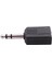 3x Mono 6.35MM Erkek Fişine Çift 6.35MM Dişi Soket Ayırıcı Adaptör Konnektörü (Yurt Dışından) 5