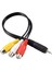 2,5mm Mini Av Erkek Ila 3rca Dişi M/f Audio Video Kablosu Stereo Jack Adaptör Kablosu (Yurt Dışından) 2