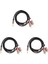 3x Jack 3.5mm Ila 2 Rca Ses Kablosu Aux Aux -Splitter 3.5mm Stereo Erkek - Erkek Rca Adaptör 2 Hoparlör Kablosu 1m (Yurt Dışından) 1