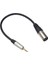 3,5mm Stereo Jack Fiş Ses Kablosu 3.5mm Stereo Jack Fişine 3 Pin Xlr Erkek Mikrofon Ses Kablosu Kablosu Adaptörü 0.3m (Yurt Dışından) 1