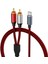 USB C Ila 2 Rca Ses Kablosu Tip C Erkek To 2 Rca Erkek Ses Kablosu Xiaomi Huawei Tablet Hoparlör Amplifikatör Tv, 1m (Yurt Dışından) 2