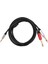 3,5 mm - Çift 6,5 mm Adaptör Jakı Ses Kablosu 3.5 Ila 6.5 Aux Kordon 3.5 Gitar Mikser Amplifikatör Bas Için Jack Splitter (Yurt Dışından) 1