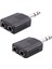 2x Mono 6.35MM Erkek Fişine Çift 6.35MM Dişi Soket Ayırıcı Adaptör Konnektörü (Yurt Dışından) 1
