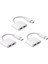 3x 2 Arada 1 Çift C Tip C Kulaklık Adaptörü Usbc Splitter Jack Aux Huawei Samsung Xiaomi Için Ses Şarj Dönüştürücü (Yurt Dışından) 1