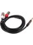 6x Jack 3.5mm Ila 2 Rca Ses Kablosu Aux Aux -Splitter 3.5mm Stereo Erkek - Erkek Rca Adaptör 2 Hoparlör Kablosu 1m (Yurt Dışından) 5