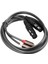 3x Çift Dişi Xlr - Rca Kablosu, Ağır Hizmet Tipi 2 Xlr Dişi Ila 2 Rca Erkek Yama Kablosu Hif Stereo Ses Bağlantı Kablosu (Yurt Dışından) 2