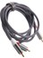 4x Rca Stereo Kablo, [6ft/1.8m, Çift Korumalı Altın Kaplama] 2rca Erkek Ila 2rca Erkek Stereo Ses Kablosu Ev Sineması Için (Yurt Dışından) 2