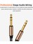 2pcs 6.5mm Jack Ses Kablosu Gitar Mikser Amplifikatörü Için Örgülü 1.8m Jack Cord Erkek - Erkek Aux Kablosu (Yurt Dışından) 2