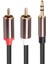 2x Rca Kablo Hifi Stereo 3.5mm Ila 2rca Ses Kablosu Aux Aux Rca Kabak Amplifiverler Için 3,5 Y Sonrıcı Ses Car Aux Cep Telefonu (Yurt Dışından) 4