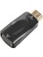1080P HDMI Erkek - VGA Kadın Adaptör Video Dönüştürücü Ses Çıkışı N3 Siyah (Yurt Dışından) 1