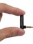 Rexlis 4pc 3.5mm Erkek - Kadın 90 Derece Sağ Açılı Adaptör Ses Mikrofon Kriko Stereo Fiş Konnektörü (Yurt Dışından) 4