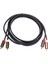 2x 2rca-2 Rca Erkek-Erkek Ses Kablosu Altın Kaplama Rca Ses Kablosu Ev Sineması DVD Tv CD Amplifikatör Ses Kutusu (Yurt Dışından) 3
