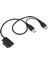 2x Slim Sata Kablosu USB 2.0 Ila 7+6 Dizüstü Bilgisayar Sata Adaptör Dönüştürücü Destek Penceresi Xp/7/8/10 Mac Os EM88 (Yurt Dışından) 2