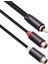 4x Rca Erkek Kablosu - 2rca Dişi Ses Kablosu 2 Rca Erkek Ayırıcı Aux Kablosu Tv Pc DVD Hoparlör Amplifikatörleri Subwoofer (Yurt Dışından) 5