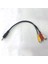 3x 2,5mm Mini Av Erkek Ila 3rca Dişi M/f Sesli Video Kablosu Stereo Jack Adaptör Kablosu (Yurt Dışından) 3