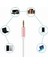 Iphone Aux Aux Cord Aux Aux Kablosu, Iphone5 ve Üstü Modeller ve Ipad-Rose Gold Için 3,5 mm Aux Kablosu (Yurt Dışından) 5