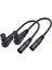 2pcs 3 Pin Xlr Dik Açı Erkek Ila Kadın Fiş Mikrofon Ses Kablosu 90 Derece Xlr Dişi Ila Düz Xlr Erkek Kablosu (Yurt Dışından) 1