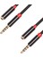 Pc Kulaklık Seti (1m) Için Mikrofon Stereo ile 2x 3,5mm Jack Aux Erkek Ila Dişi Uzatma Kablosu (Yurt Dışından) 1