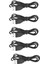 5x USB Ila 3,5 mm Varil Jakı 5V Dc Güç Kablosu (Yurt Dışından) 1