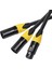 4x Xlr Ayırıcı Kablosu, 3 Pin Xlr Dişi - Çift Xlr Erkek Sesli Kablo Dengeli Mikrofon Ayırıcı Kablosu Ses Adaptörü (Yurt Dışından) 5