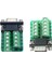 10PCS Db9 Lehimsiz Konektör, RS232 D-Sub Seri 2 Satır 9 Pin Piriş Portu Terminal Adaptörü Kesme Kartı Somunlu (Yurt Dışından) 2