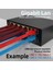 Network Gigabit 8-Port Network Sharer RJ45 Genişleme Gigabit Network Port Network Splitter Eşzamanlı Internet Erişimi (Yurt Dışından) 1